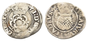 England. Stuart, James I AR Halfgroat.