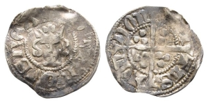 England. Plantagenet, Edward III AR Halfpenny.