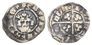 England. Plantagenet, Edward III AR Halfpenny.