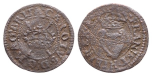 Ireland. Stuart, Charles I CU Farthing Token.
