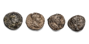 Group of Four [4] Roman Imperial AR Denarii.