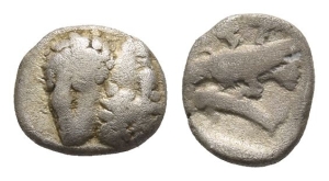 Moesia, Istros AR Obol.