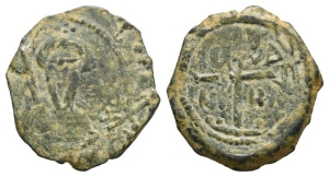 Crusaders, Tancred, as Regent AE Follis.