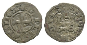 Crusaders, Athens (Duchy). Guy II de la Roche BI Denier Tournois.