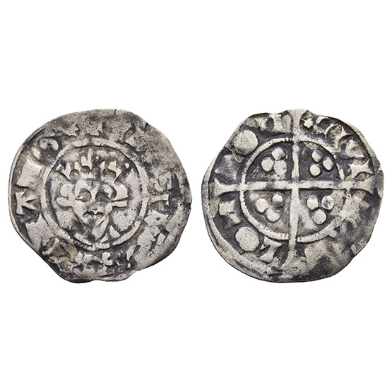 Plantagenet. Edward III AR Halfpenny.