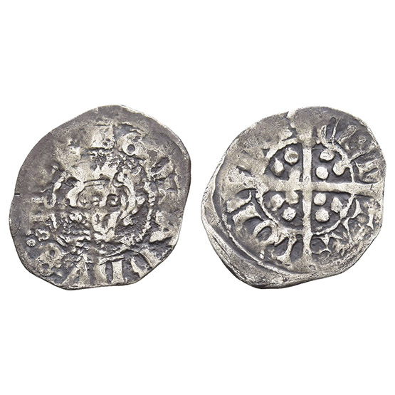England. Plantagenet, Edward III AR Halfpenny.