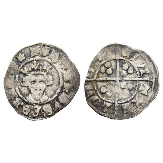 Plantagenet. Edward III AR Halfpenny.