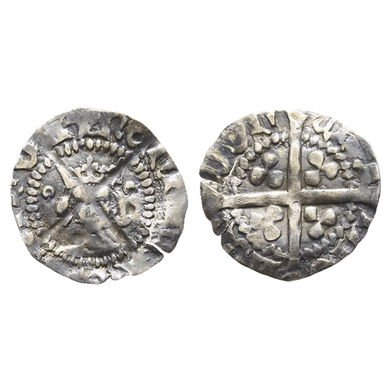 England. Lancaster, Henry V AR Halfpenny.