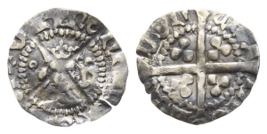 England. Lancaster, Henry V AR Halfpenny.