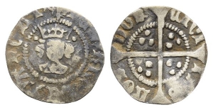 Lancaster. Henry VI AR Halfpenny.