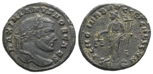 Galerius Maximian AE Follis.
