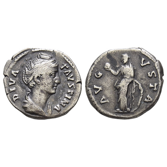 Diva Faustina I AR Denarius.