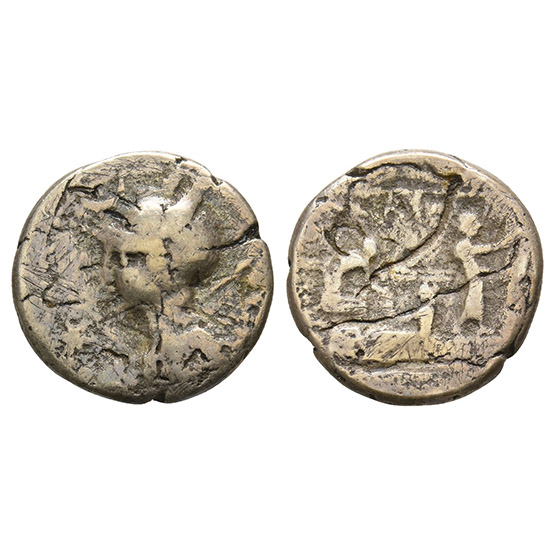 P. Licinius Nerva AR Denarius.
