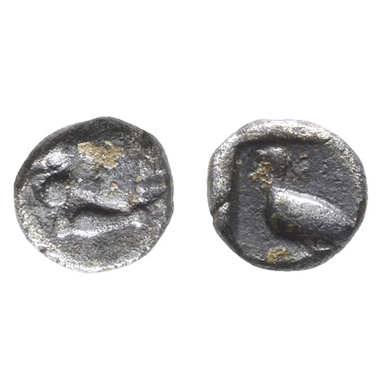 Ionia, Miletos AR 1/48 Stater or Tetartemorion.