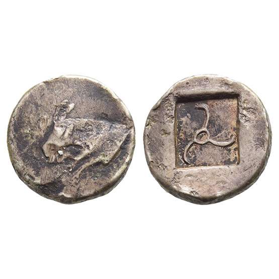 Dynasts of Lykia. Uncertain dynast AR Third Stater or Tetrobol.