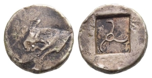 Dynasts of Lykia. Uncertain dynast AR Third Stater or Tetrobol.
