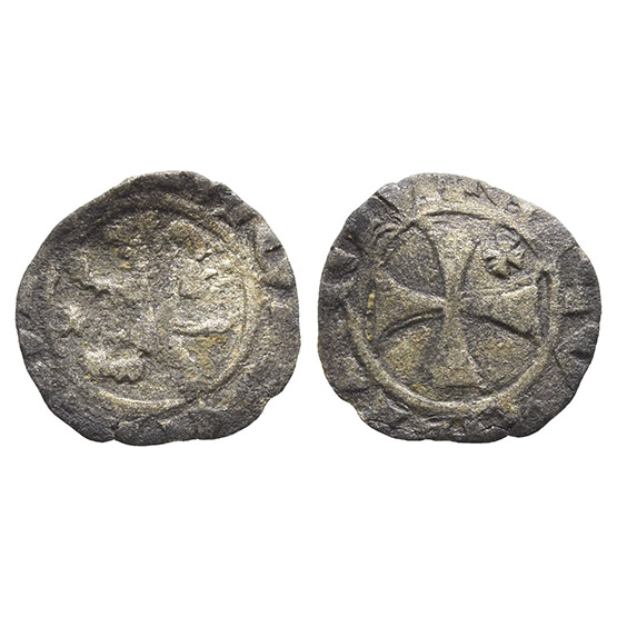 Crusader States. Cyprus (Lusignan Kingdom), James I BI Denier.