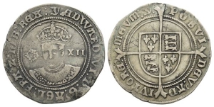 England. Tudor, Edward VI AR Shilling.