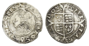 England. Tudor, Elizabeth I AR Penny.