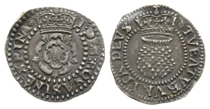 England. Stuart, James I AR Halfgroat.