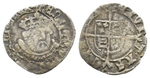 England. Tudor, Henry VIII AR Halfgroat.