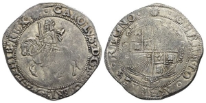 England. Stuart, Charles I AR Halfcrown.