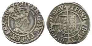 England. Tudor, Henry VII AR Halfgroat.