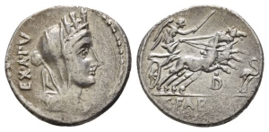 C. Fabius C. f. Hadrianus AR Denarius.