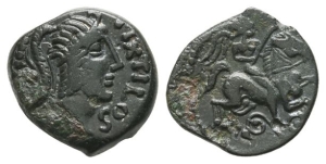 Celtic Northwest Gaul. Carnutes, Pixtilos AE Unit.