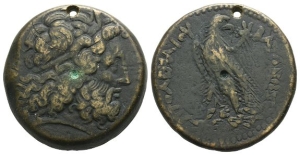 Ptolemaic Kingdom of Egypt, Ptolemy III Euergetes AE Tetrobol.