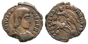 Julian II, as Caesar AE Nummus.