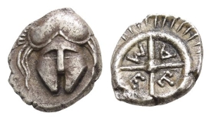 Thrace, Mesambria AR Diobol.