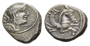 Celtic Southern Gaul. Allobroges AR Drachm.