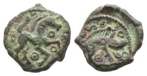 Celtic Northeast Gaul. Ambiani AE Unit.