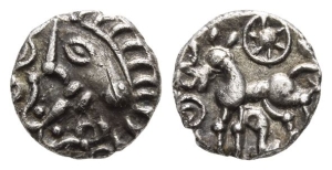 Celtic Britannia. Atrebates and Regni, Commius AR Unit.