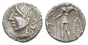 Celtic Central Gaul. Pictones AR Quinarius.