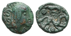 Celtic Northeast Gaul. Ambiani AE Unit.