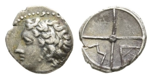 Gaul, Massalia AR Obol.