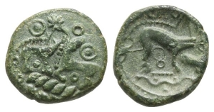 Celtic Northwest Gaul. Aulerci Eburovices AE Unit.