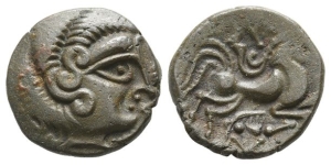 Celtic Northeast Gaul. Coriosolites BI Stater.