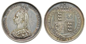 Great Britain. Hanover, Victoria AR Shilling.