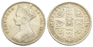 Great Britain. Hanover, Victoria AR Florin.