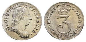 Great Britain. Hanover, George III AR Threepence.