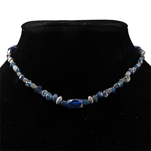 Roman Blue Glass Bead Necklace String
