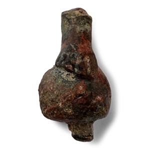 Roman Bronze Statue Foot on Globe