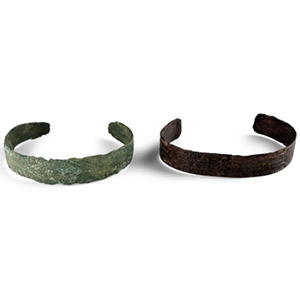 Viking Period Bronze Bracelet Group