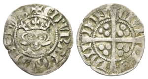 England. Plantagenet, Edward I AR Penny.