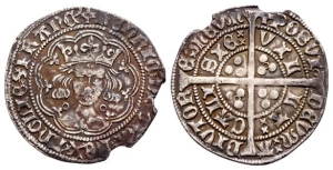 England. Lancaster, Henry VI AR Groat