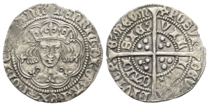 England. Lancaster, Henry VI AR Groat.