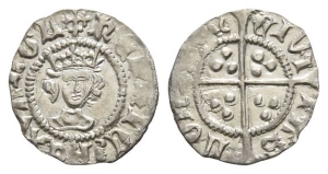 England. Lancaster, Henry VI AR Halfpenny.